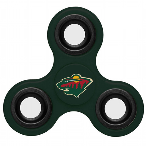 NHL Minnesota Wild 3 Way Fidget Spinner J116 - Green
